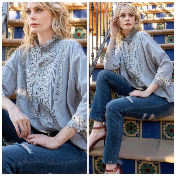 *RE-STOCK* Authentic “Infamous” POL Lace Top - Picture 9 of 13